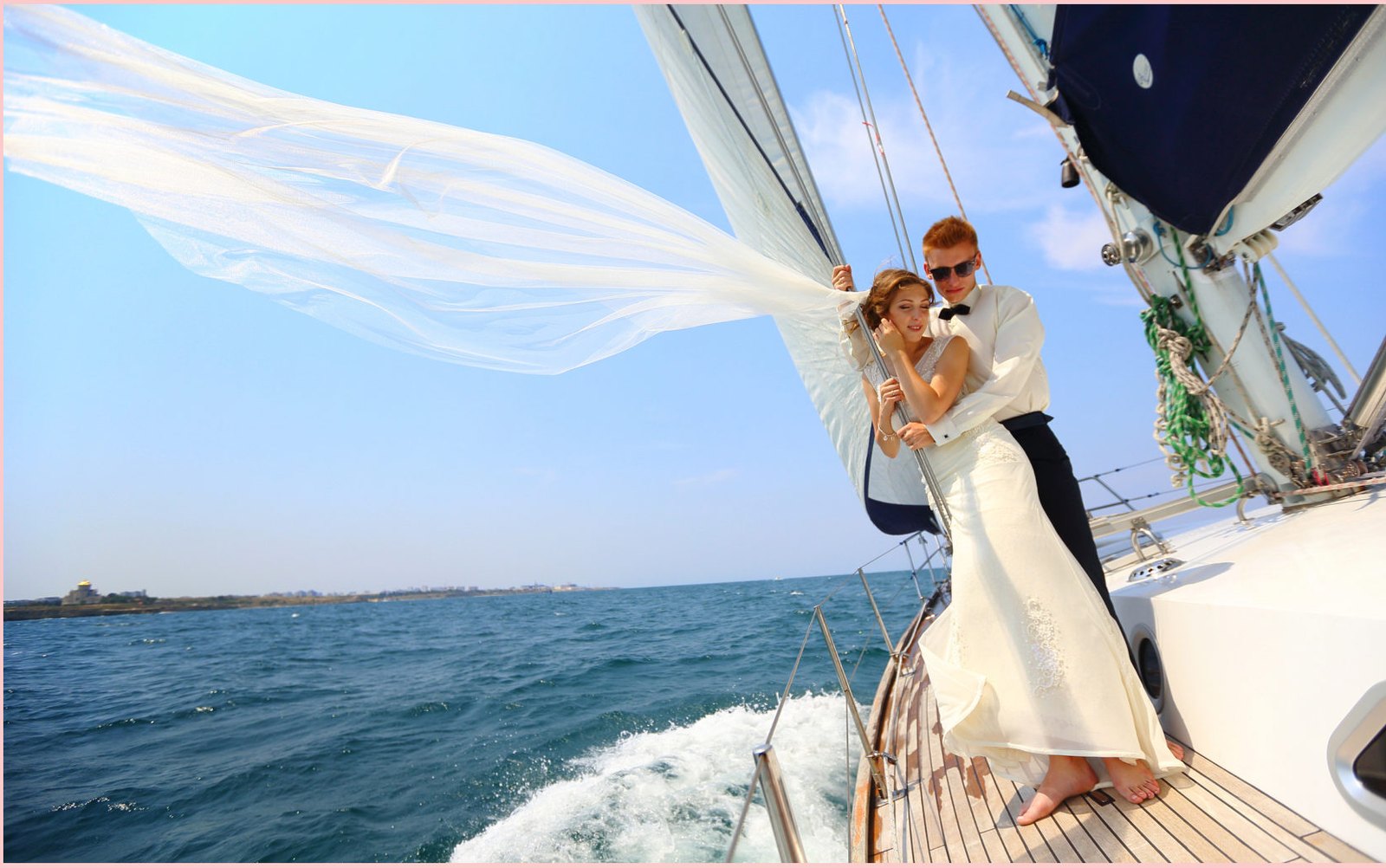 Open water — travel held in the same house as the wedding