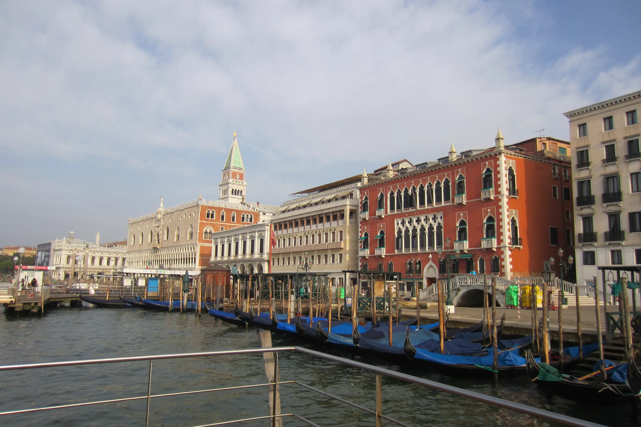 Danieli palaces on Riva degli Schiavoni, facing the Bacino