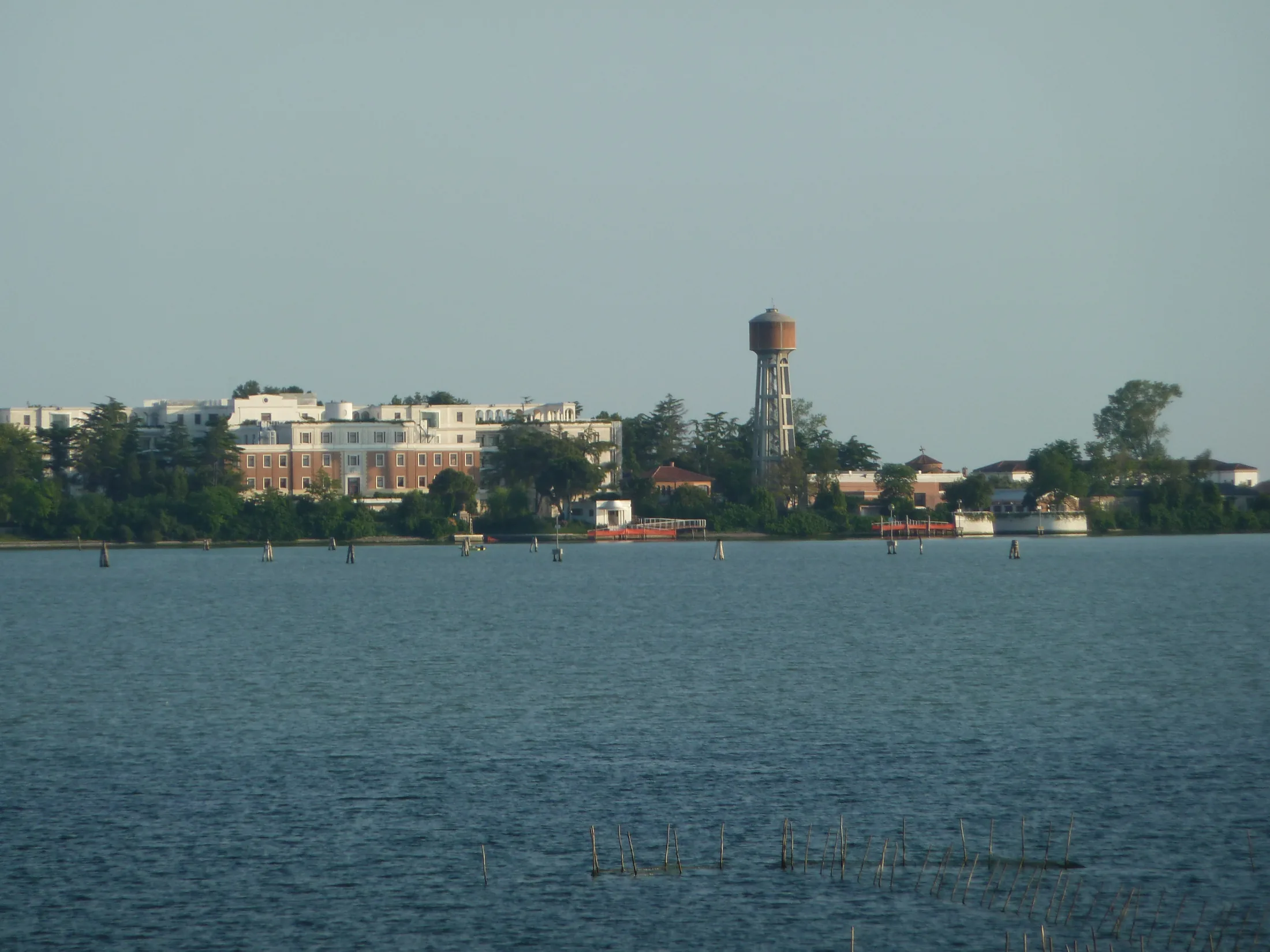 Isola delle Rose, Sacca Sessola, in the lagoon — the JW Marriott island