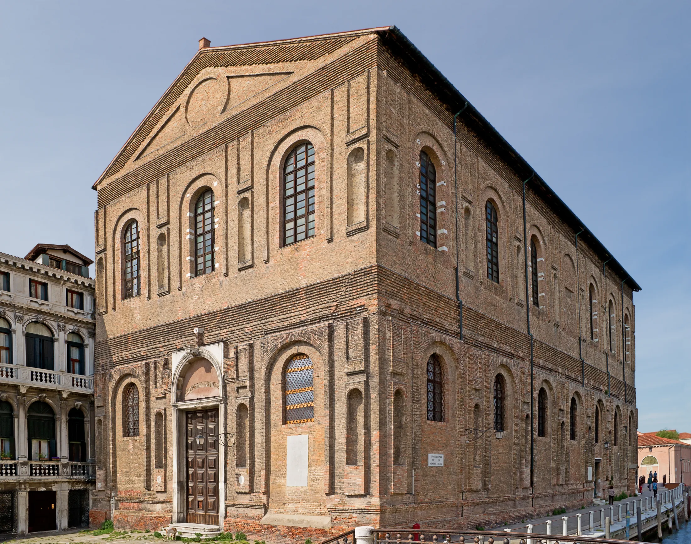 Scuola nuova della Misericordia, the brick scuola beside the canal in Cannaregio